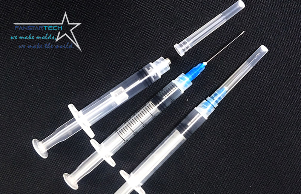 醫(yī)療注射器注塑雙色模具定制